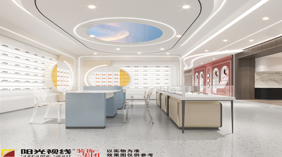 商場(chǎng)眼鏡店裝修效果圖