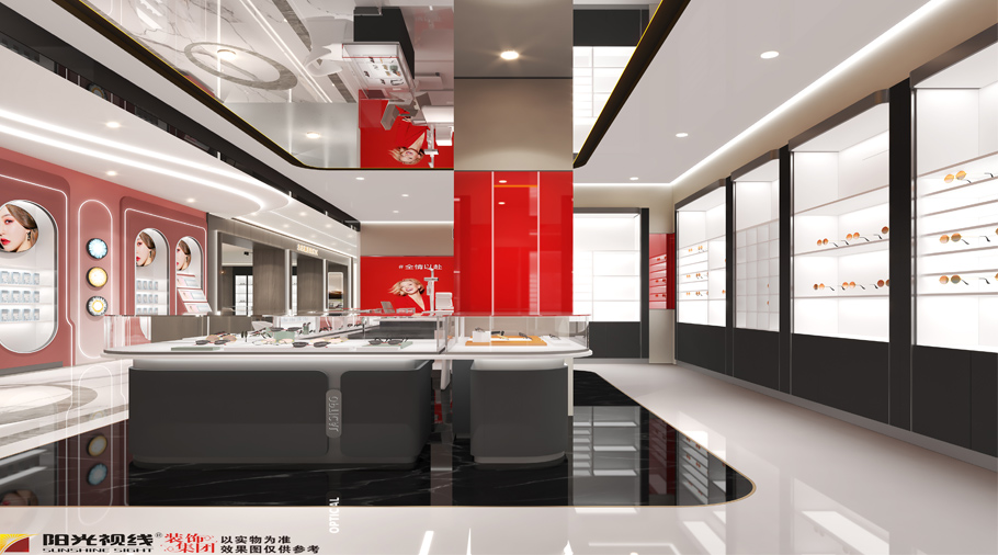 商場(chǎng)眼鏡店裝修效果圖